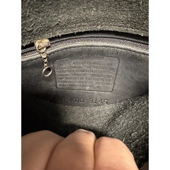 VTG Coach Bag Legacy Medium Studio Flap 9145 Black Leather Crossbody Purse Y2K - Picture 13 of 16